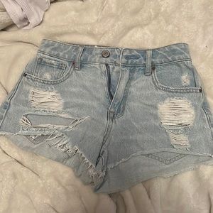 Ripped blue Jean shorts from PacSun size 23/ 00